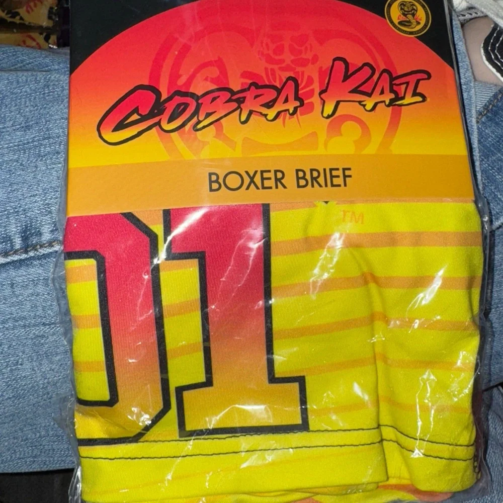 Cobra Kai Boxer Briefs - Black and Yellow